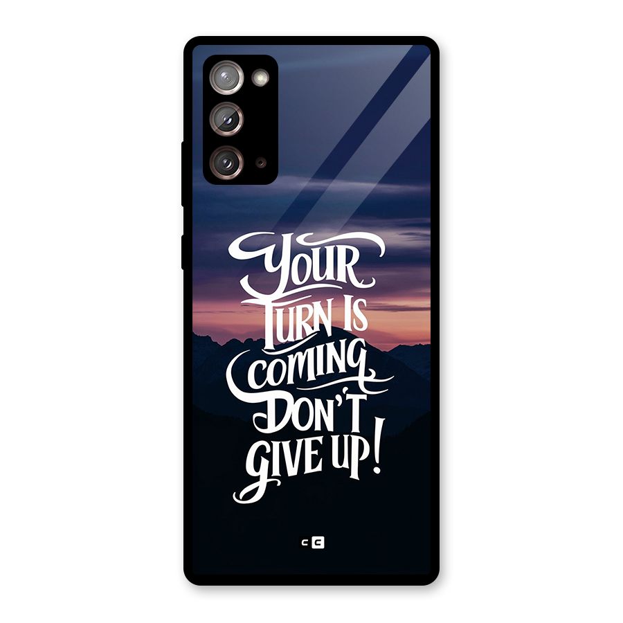 Your Turn Glass Back Case for Galaxy Note 20