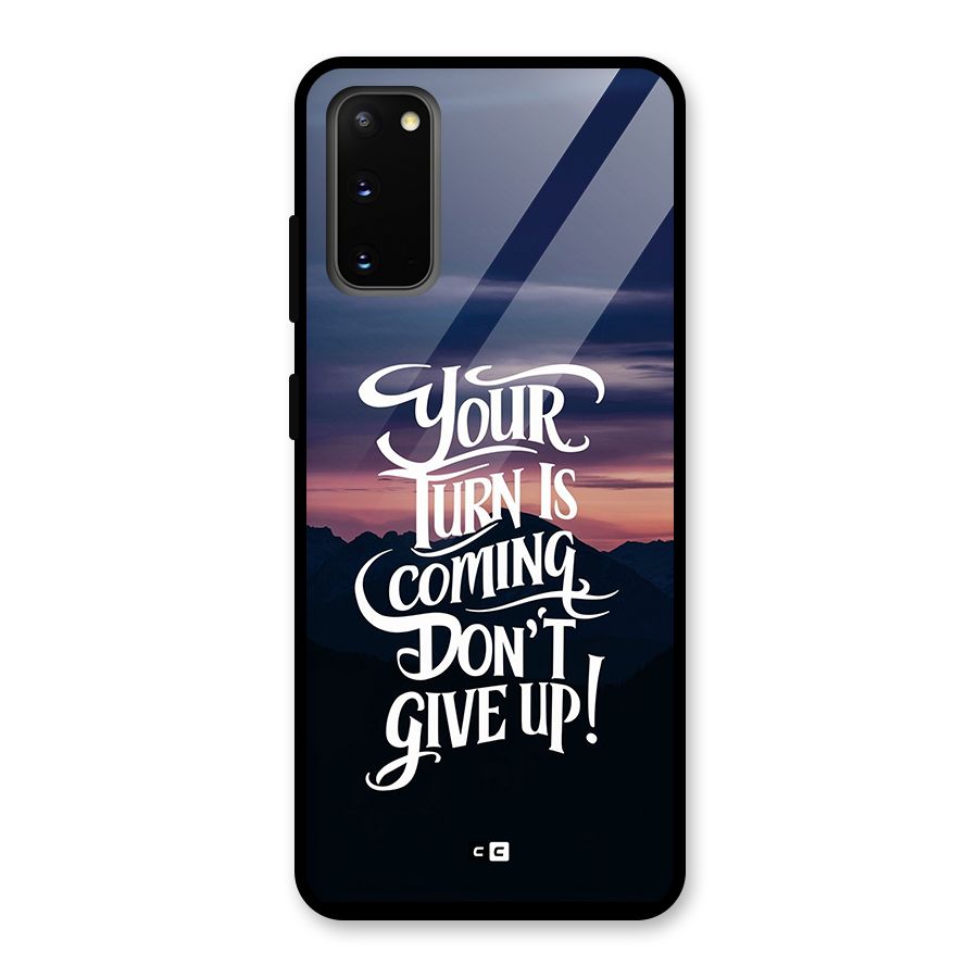 Your Turn Glass Back Case for Galaxy S20