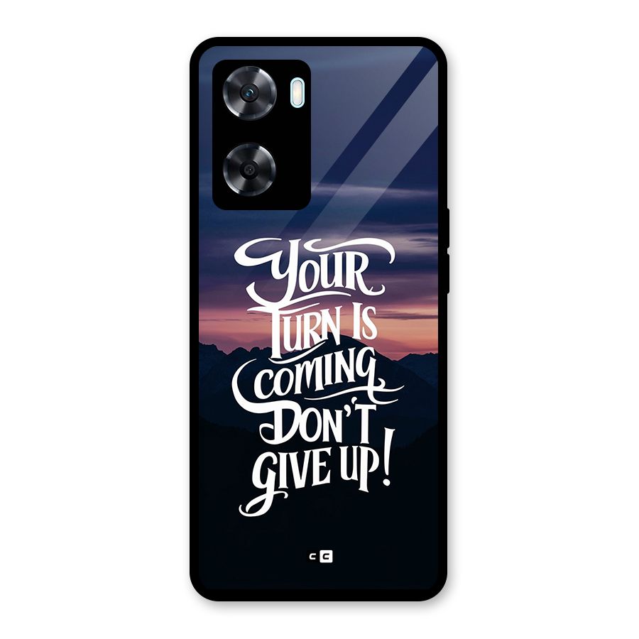 Your Turn Glass Back Case for Oppo A77s