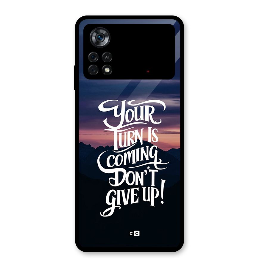 Your Turn Glass Back Case for Poco X4 Pro 5G