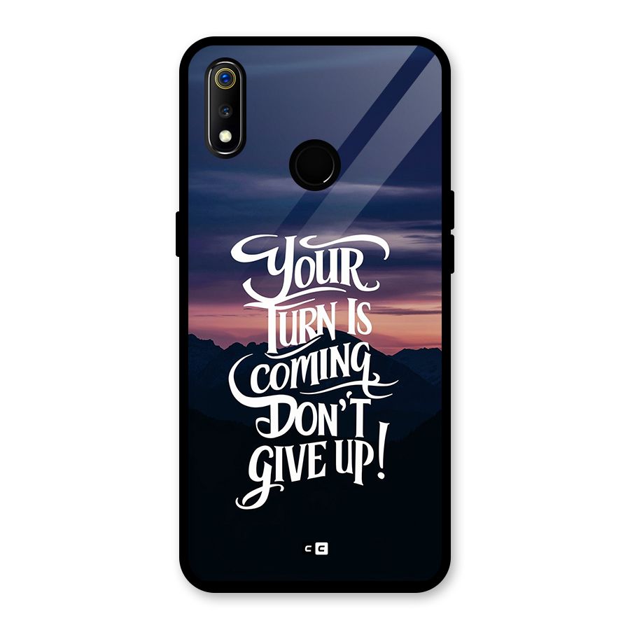Your Turn Glass Back Case for Realme 3
