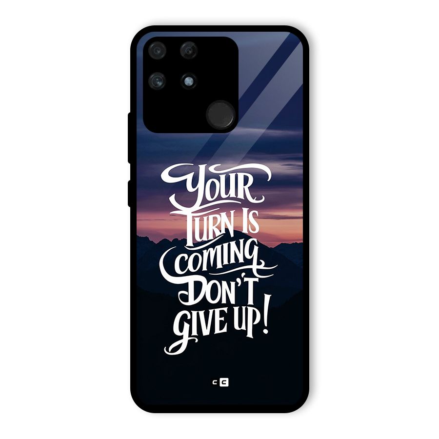 Your Turn Glass Back Case for Realme Narzo 50A