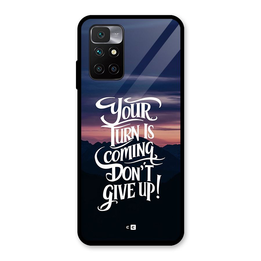 Your Turn Glass Back Case for Redmi 10 Prime