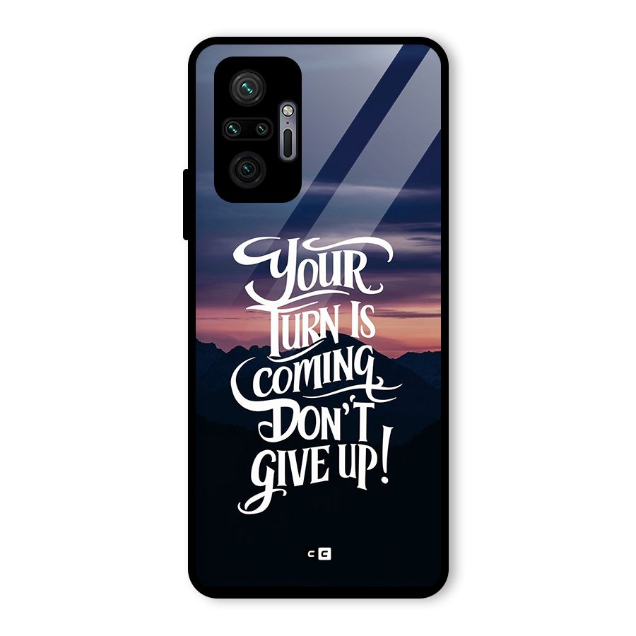 Your Turn Glass Back Case for Redmi Note 10 Pro