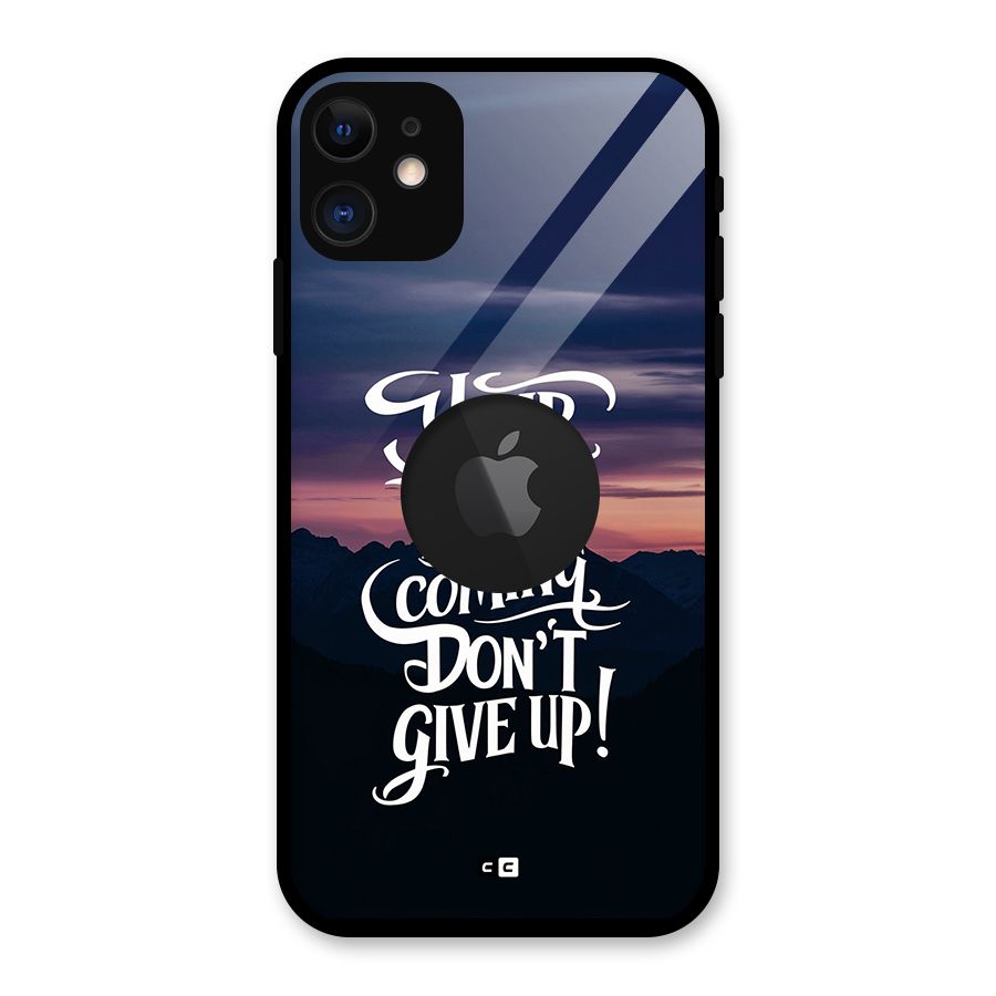 Your Turn Glass Back Case for iPhone 11 Logo Cut