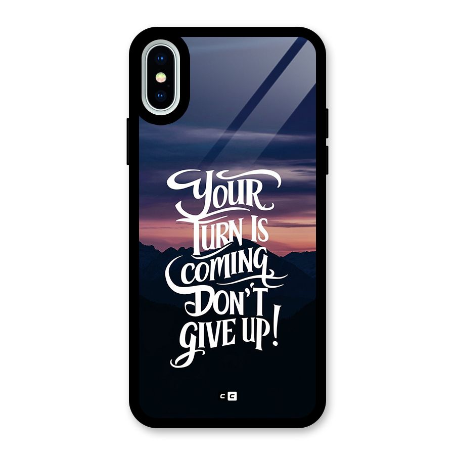 Your Turn Glass Back Case for iPhone XS