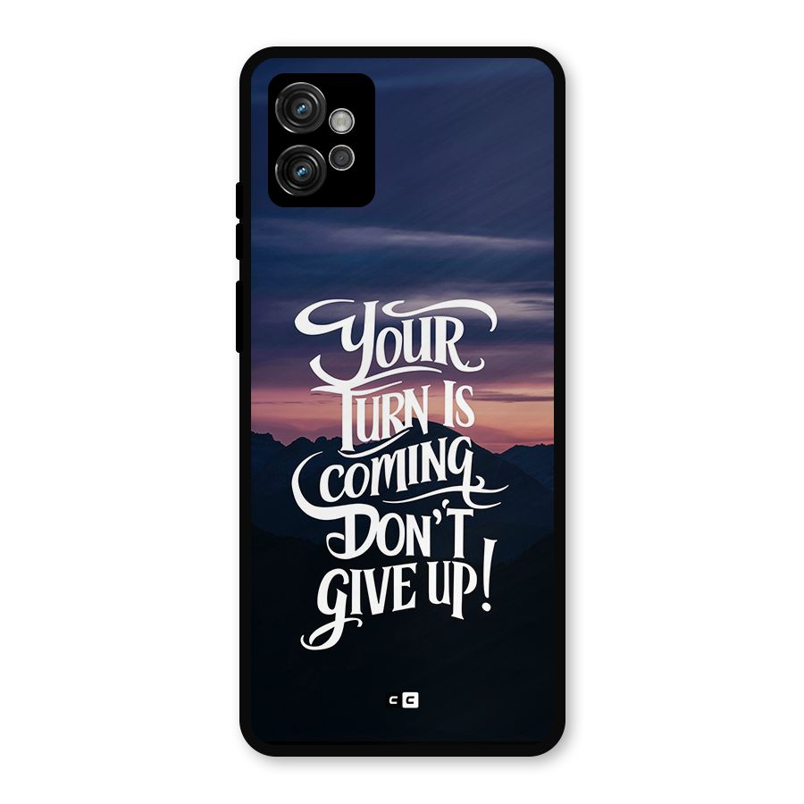 Your Turn Metal Back Case for Moto G32