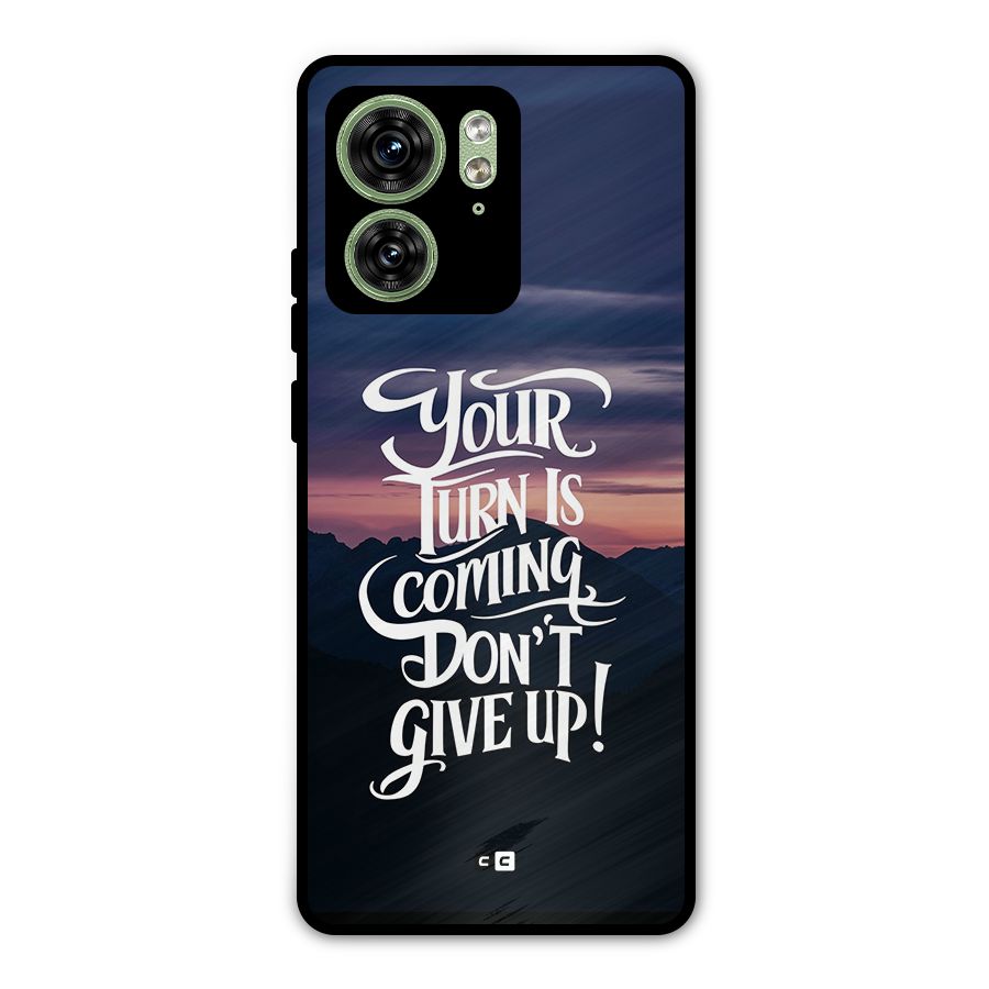 Your Turn Metal Back Case for Motorola Edge 40 5G