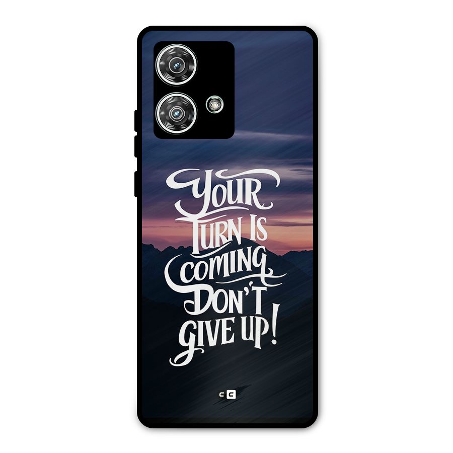 Your Turn Metal Back Case for Motorola Edge 40 Neo