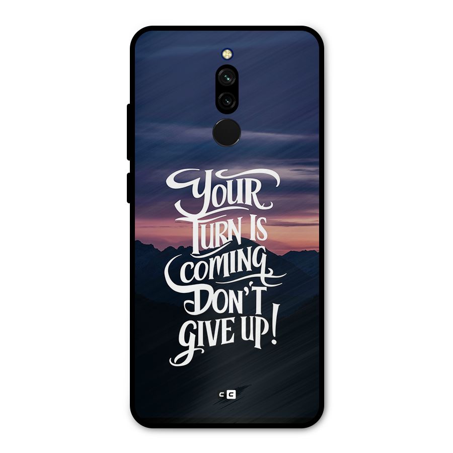 Your Turn Metal Back Case for Redmi 8