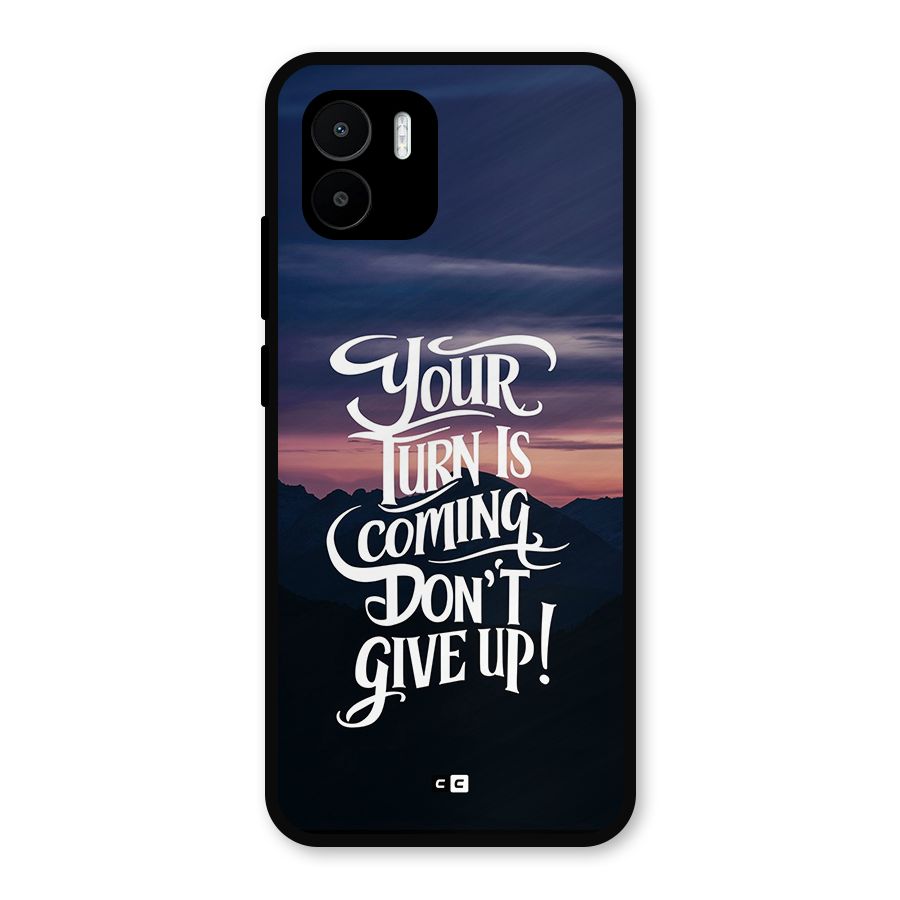 Your Turn Metal Back Case for Redmi A2
