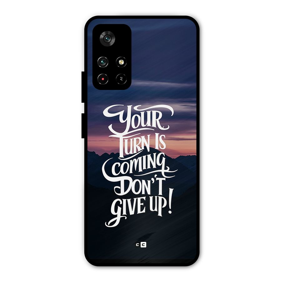 Your Turn Metal Back Case for Redmi Note 11T 5G