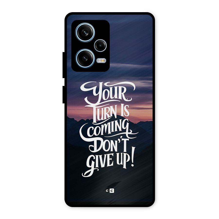 Your Turn Metal Back Case for Redmi Note 12 Pro