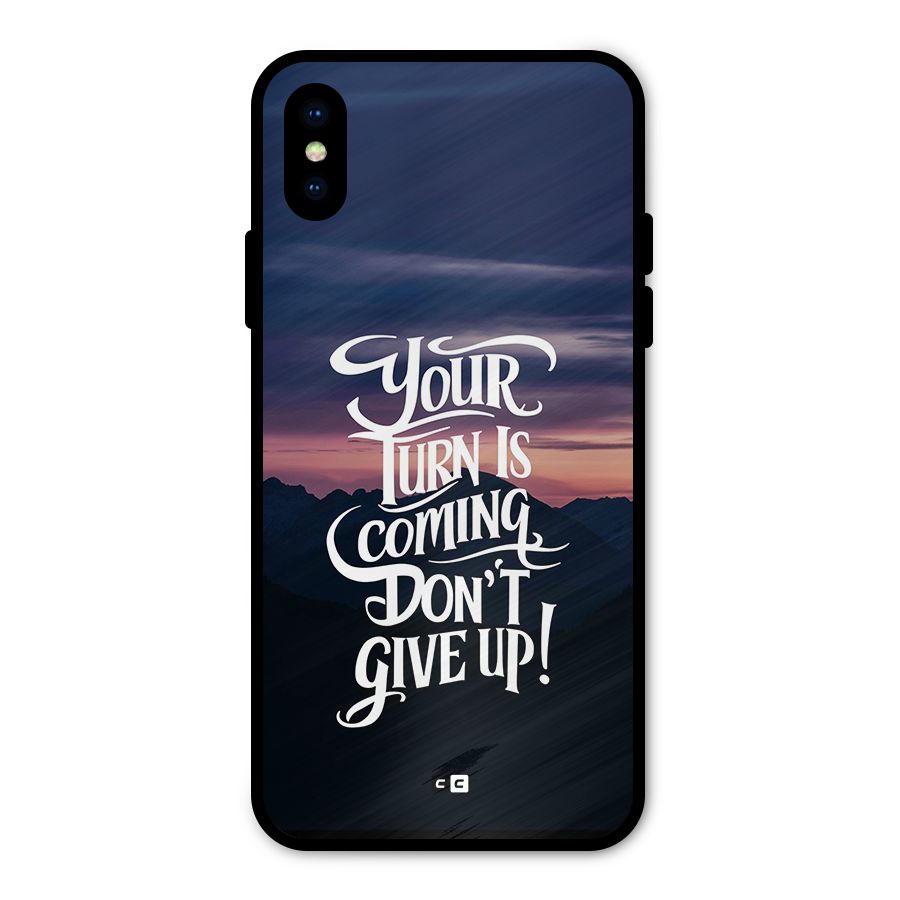 Your Turn Metal Back Case for iPhone XS