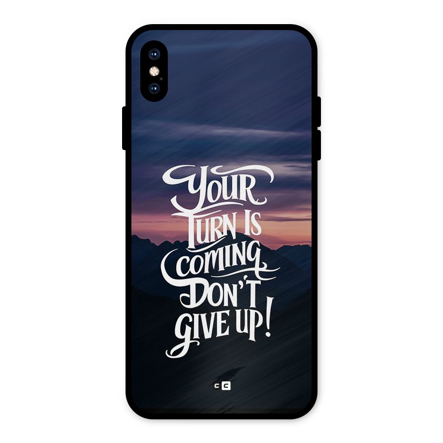 Your Turn Metal Back Case for iPhone XS Max