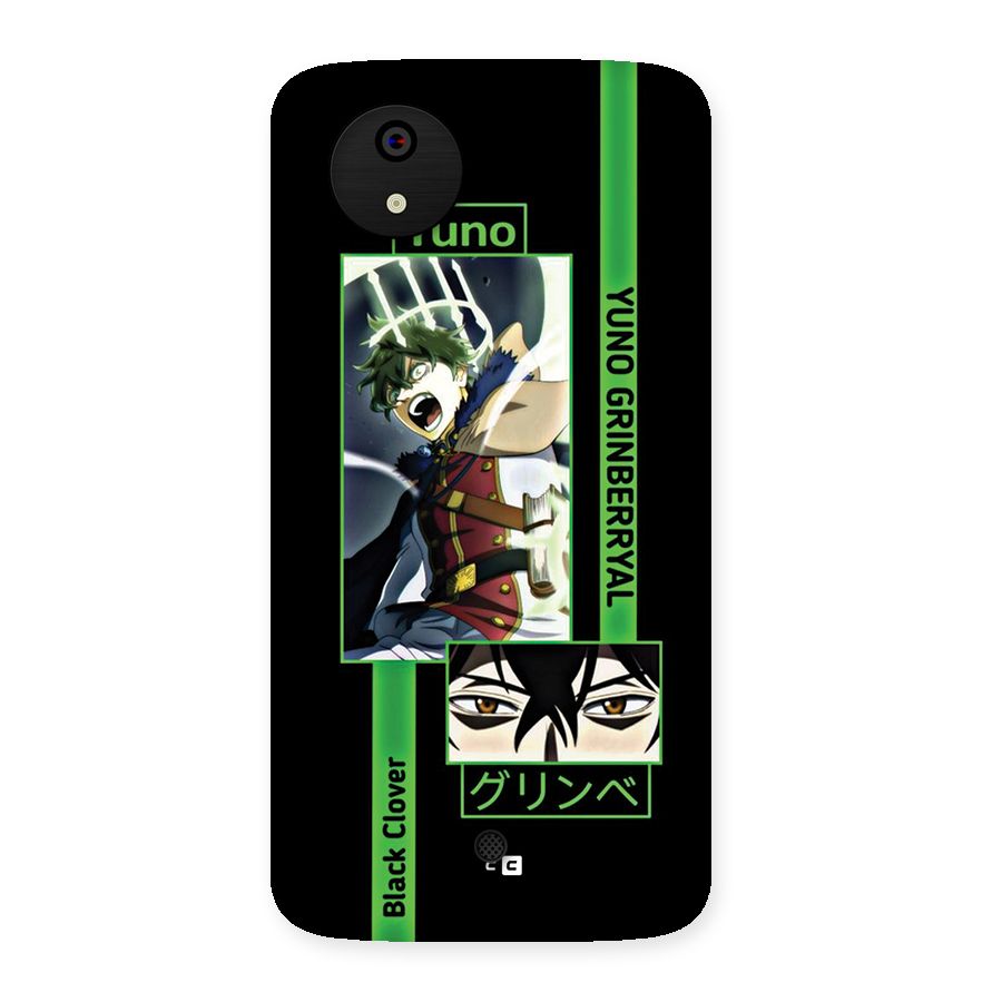 Yuno Black Clover Back Case for Canvas A1  AQ4501