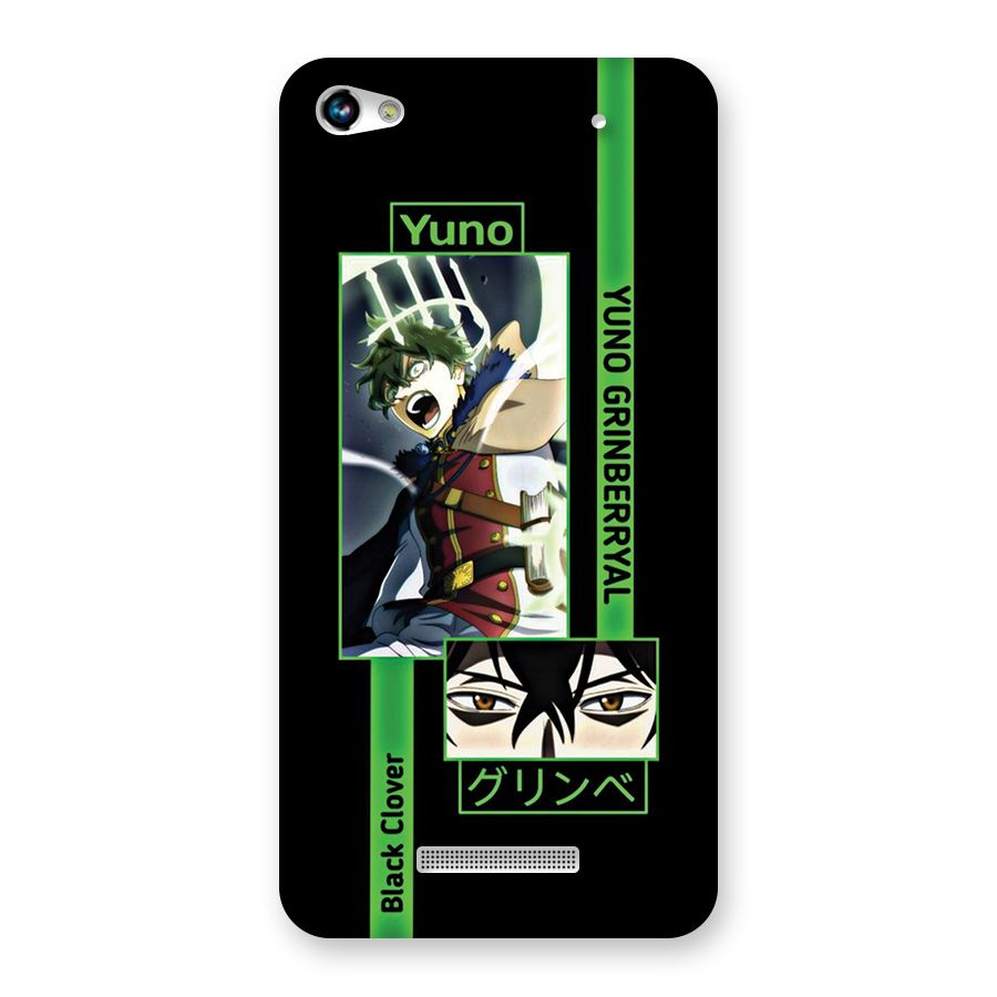 Yuno Black Clover Back Case for Canvas Hue 2 A316