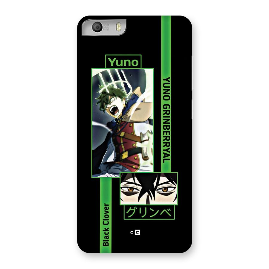 Yuno Black Clover Back Case for Canvas Knight 2