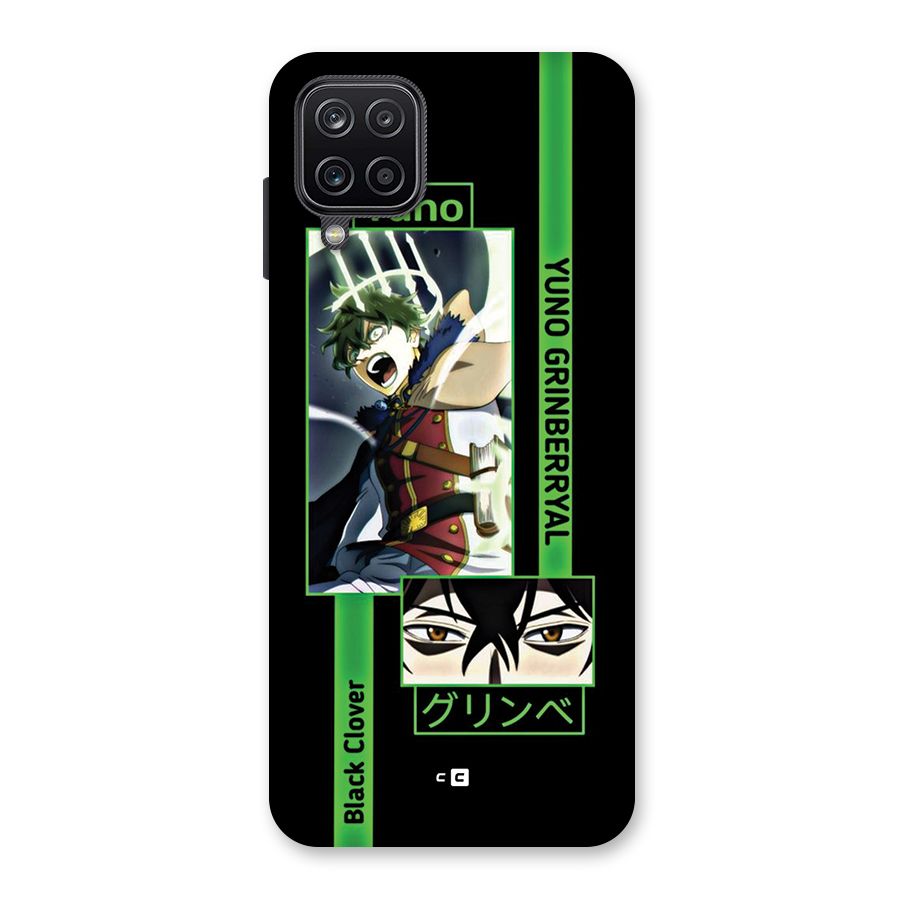 Yuno Black Clover Back Case for Galaxy A12
