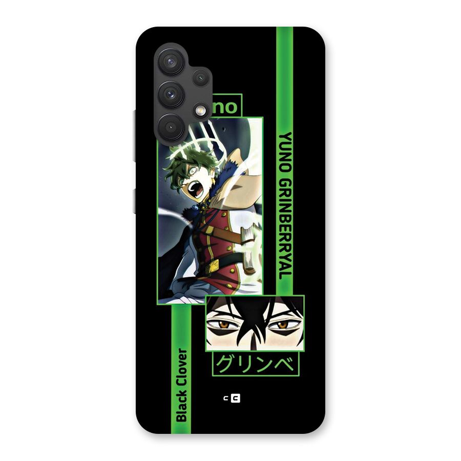 Yuno Black Clover Back Case for Galaxy A32