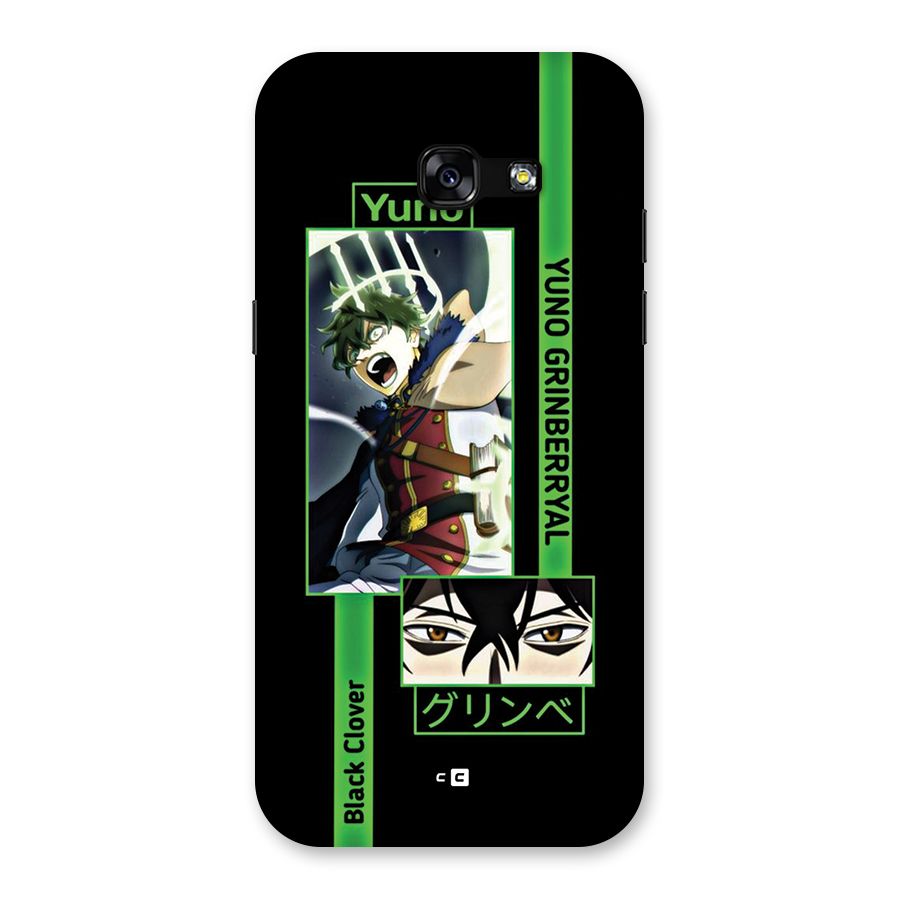 Yuno Black Clover Back Case for Galaxy A5 2017
