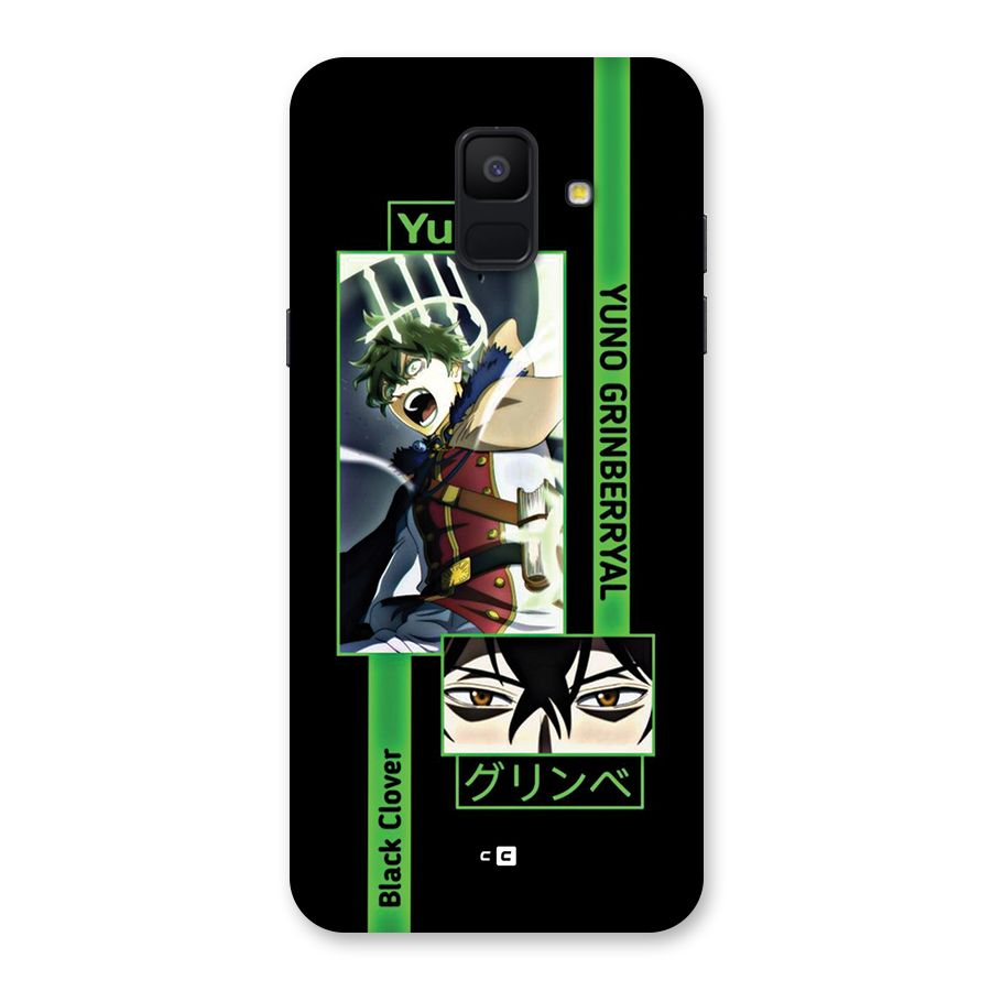 Yuno Black Clover Back Case for Galaxy A6 (2018)