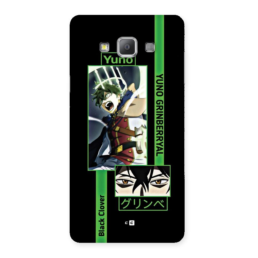 Yuno Black Clover Back Case for Galaxy A7