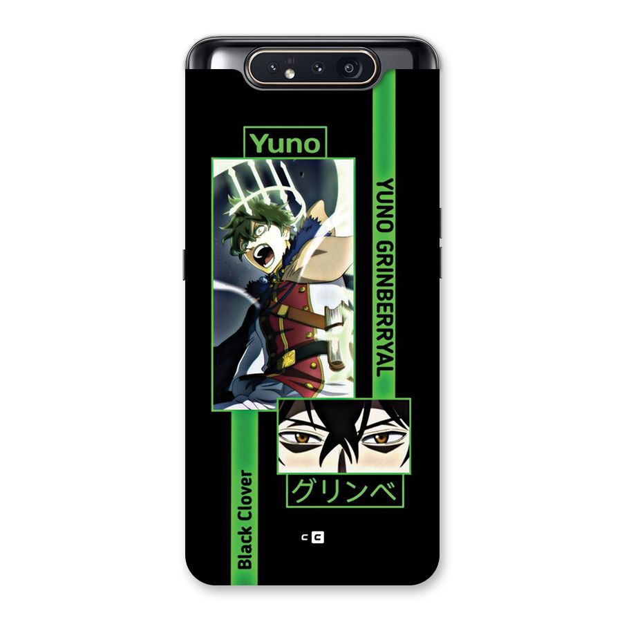 Yuno Black Clover Back Case for Galaxy A80