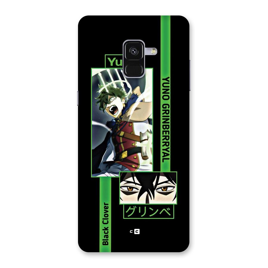 Yuno Black Clover Back Case for Galaxy A8 Plus