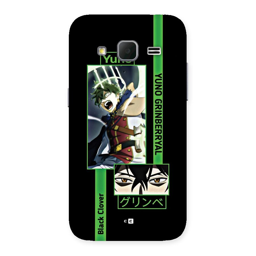 Yuno Black Clover Back Case for Galaxy Core Prime