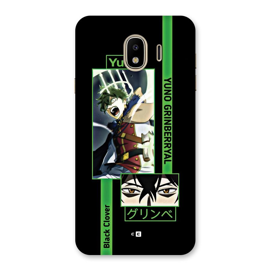 Yuno Black Clover Back Case for Galaxy J4