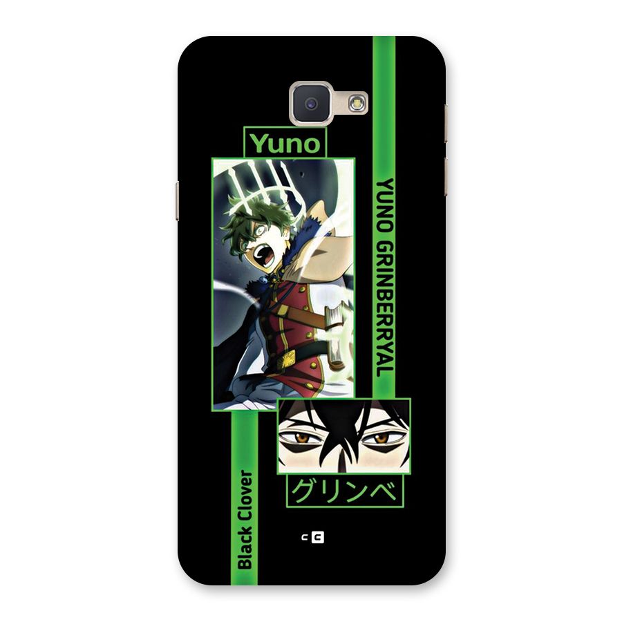 Yuno Black Clover Back Case for Galaxy J5 Prime