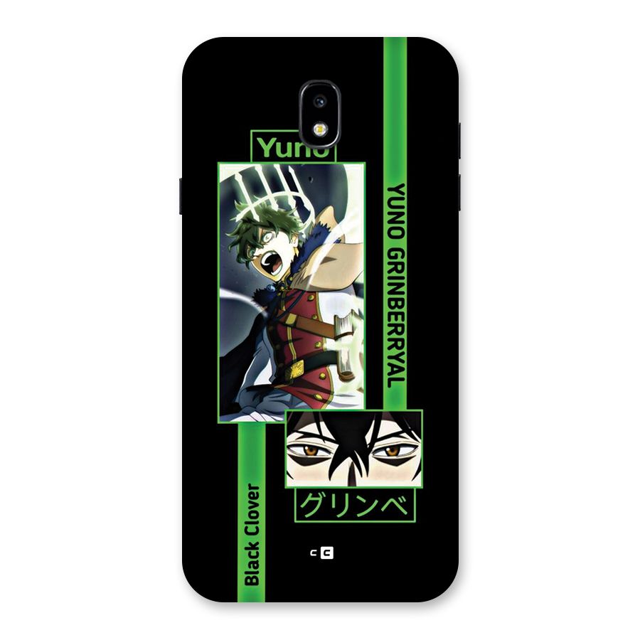 Yuno Black Clover Back Case for Galaxy J7 Pro
