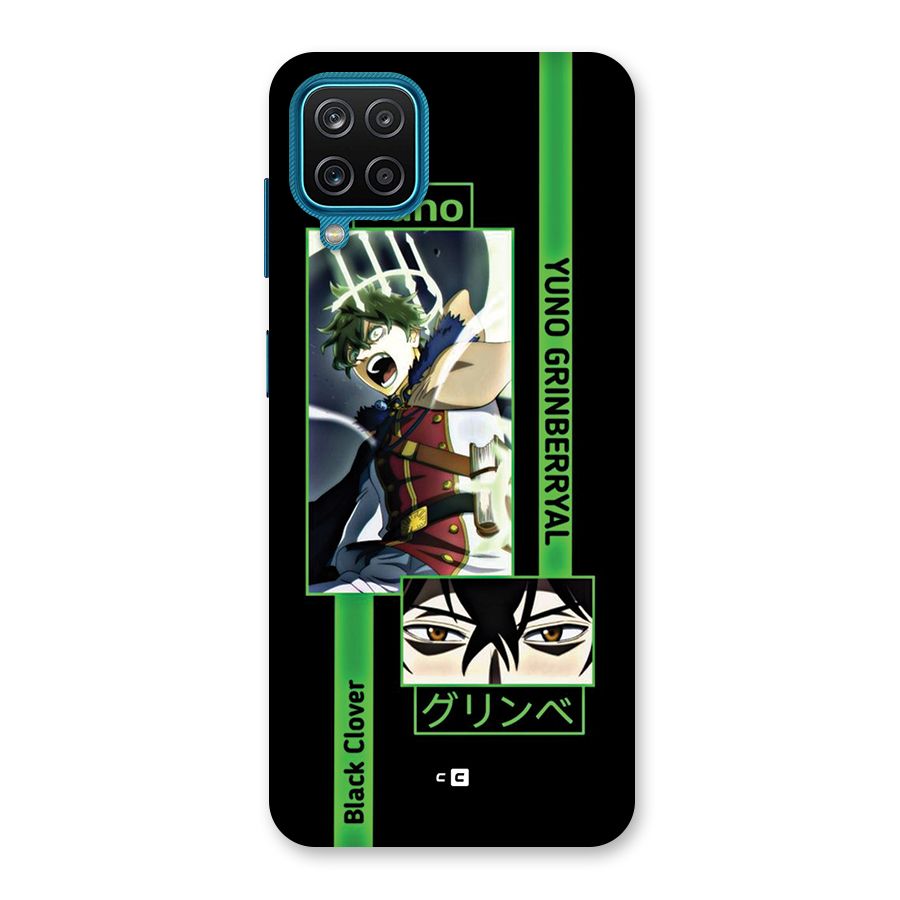 Yuno Black Clover Back Case for Galaxy M12