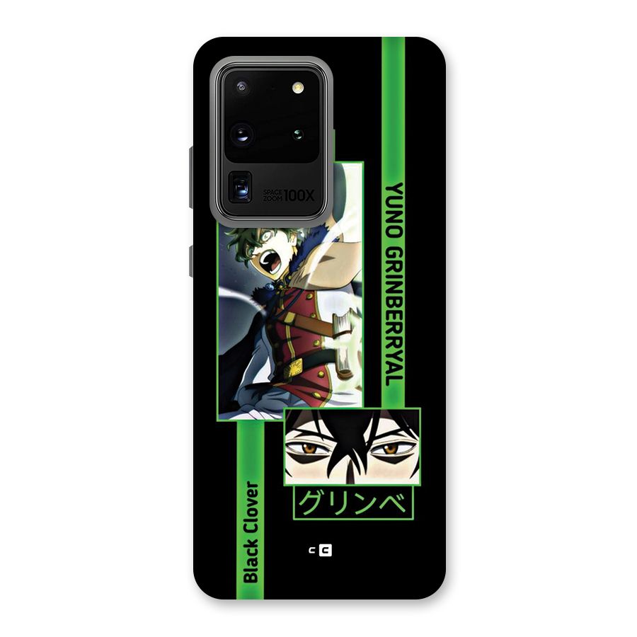 Yuno Black Clover Back Case for Galaxy S20 Ultra