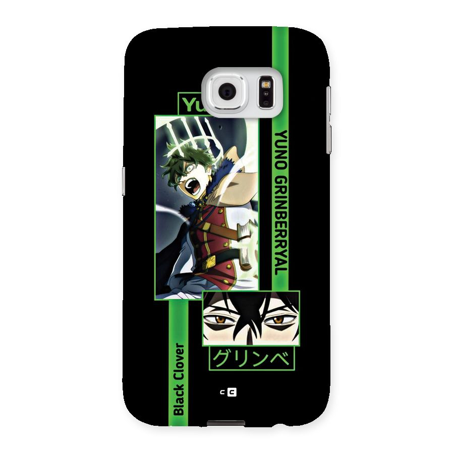 Yuno Black Clover Back Case for Galaxy S6