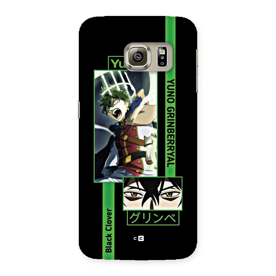 Yuno Black Clover Back Case for Galaxy S6 edge
