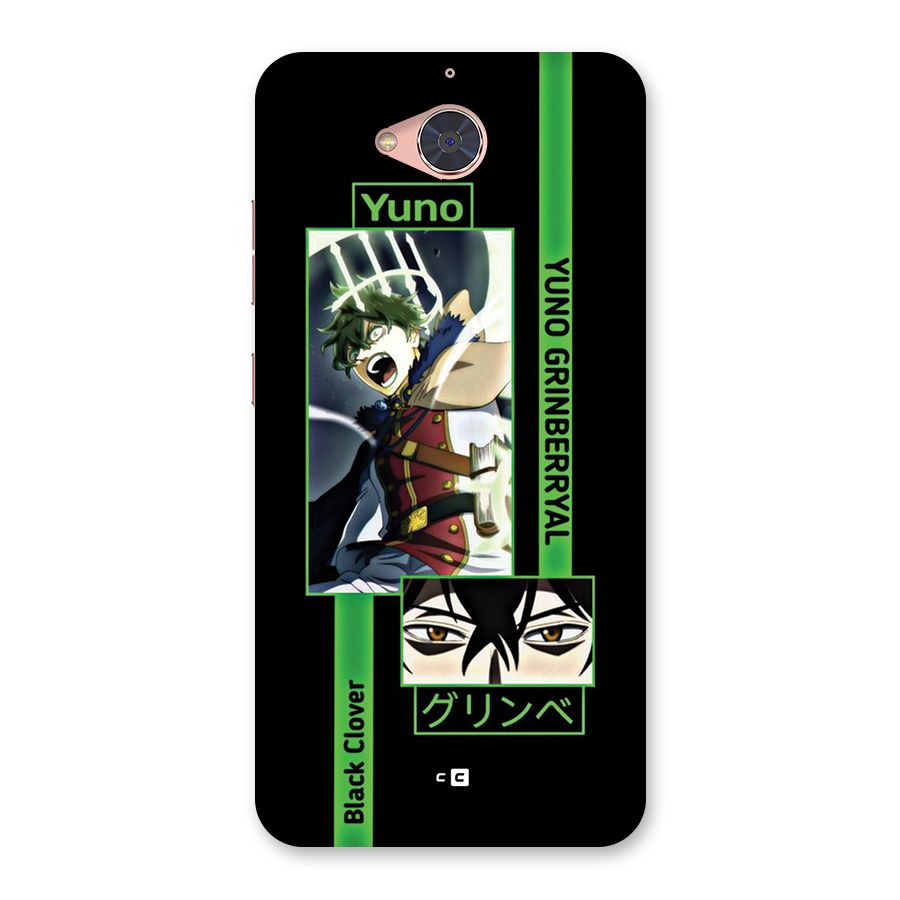 Yuno Black Clover Back Case for Gionee S6 Pro