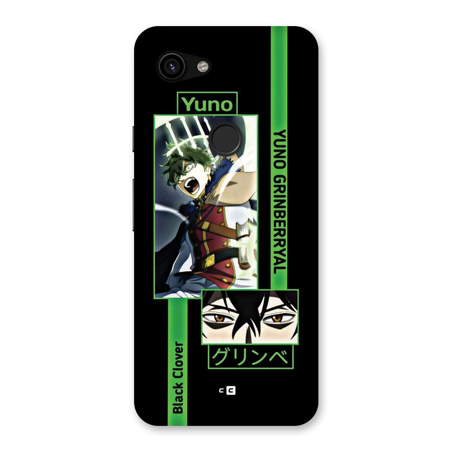 Yuno Black Clover Back Case for Google Pixel 3a
