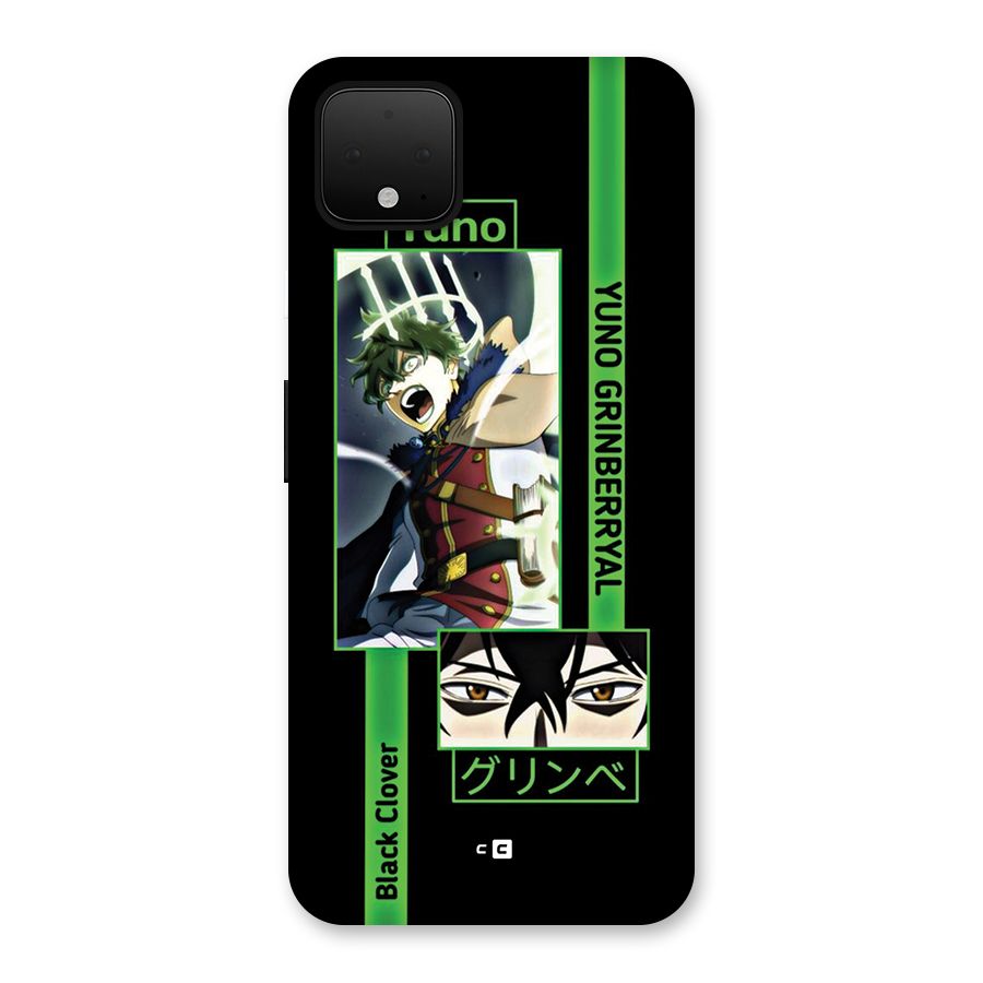 Yuno Black Clover Back Case for Google Pixel 4 XL