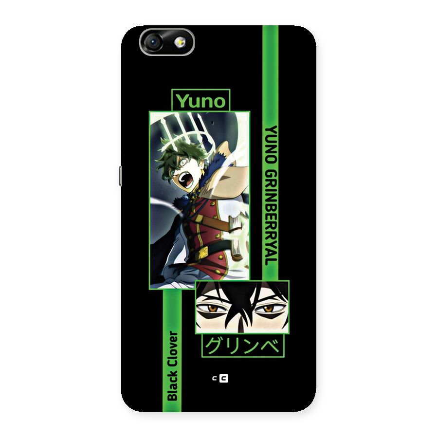 Yuno Black Clover Back Case for Honor 4X