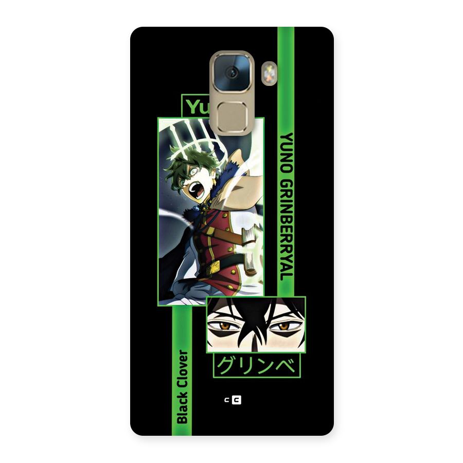 Yuno Black Clover Back Case for Honor 7