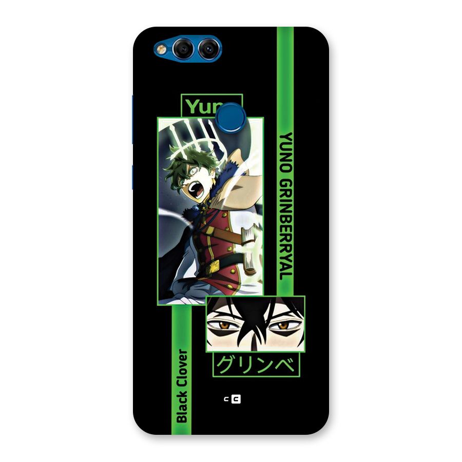 Yuno Black Clover Back Case for Honor 7X