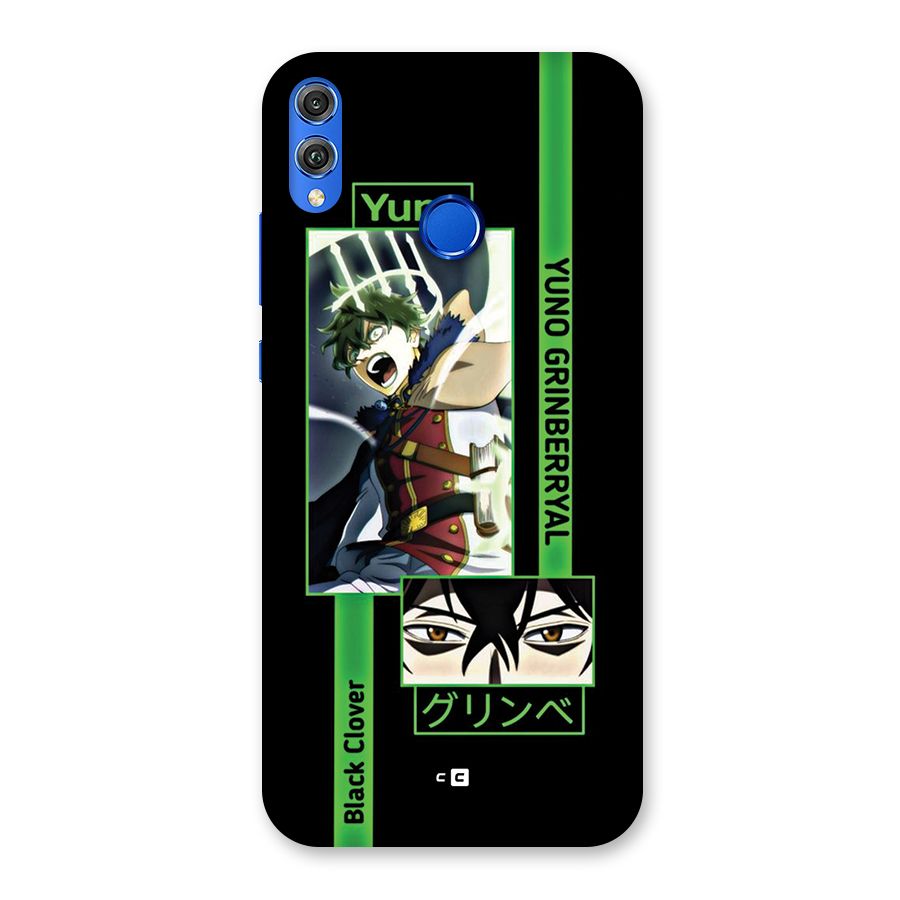 Yuno Black Clover Back Case for Honor 8X