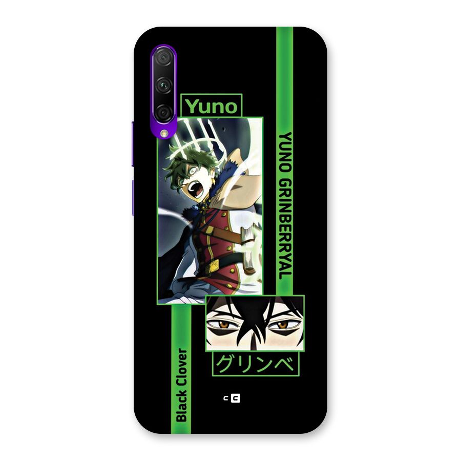 Yuno Black Clover Back Case for Honor 9X Pro