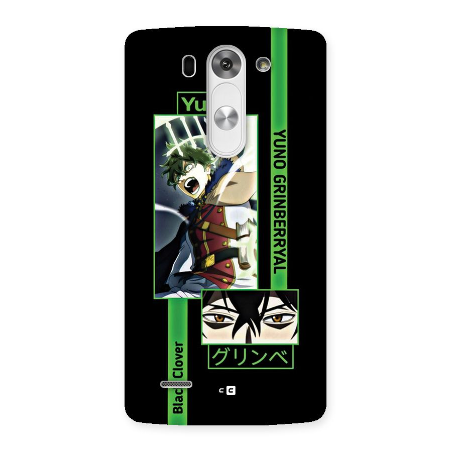 Yuno Black Clover Back Case for LG G3 Beat