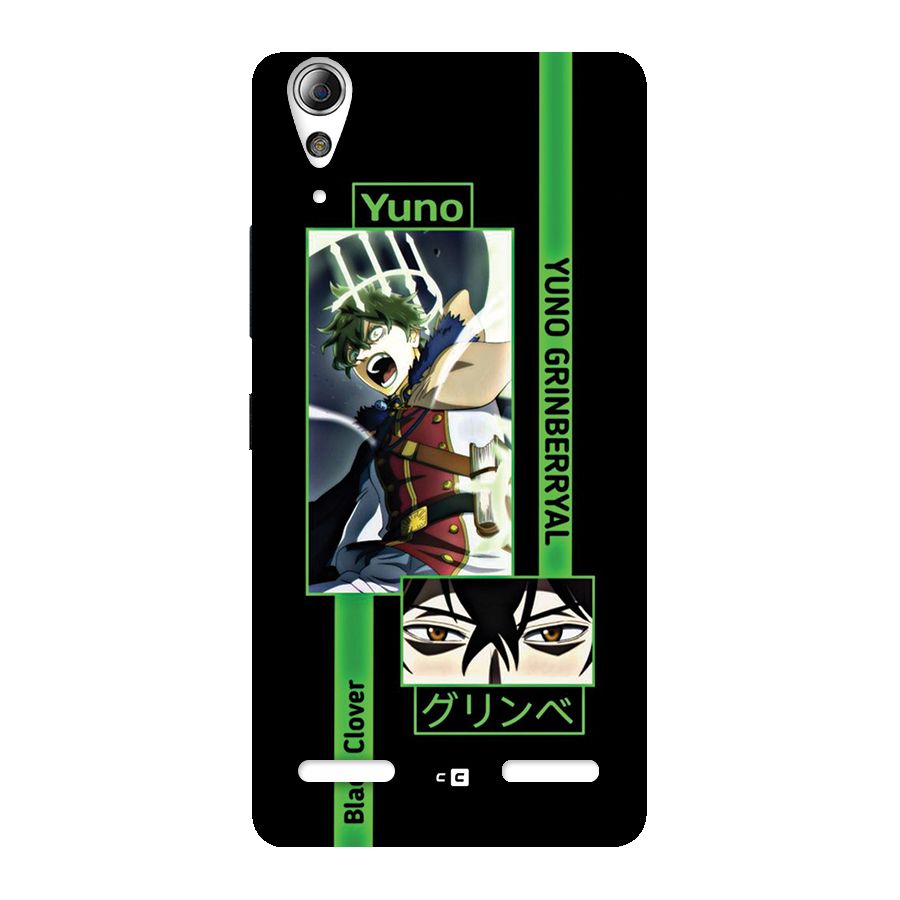 Yuno Black Clover Back Case for Lenovo A6000 Plus
