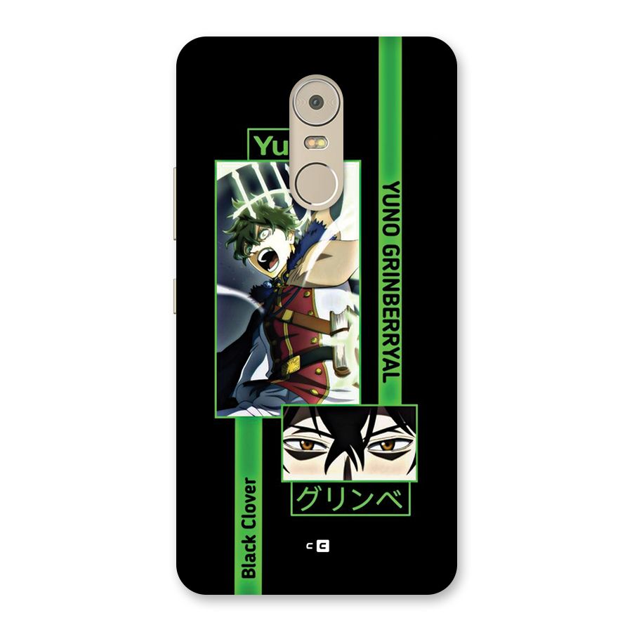 Yuno Black Clover Back Case for Lenovo K6 Note