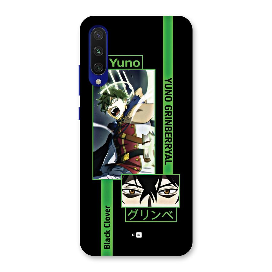 Yuno Black Clover Back Case for Mi A3