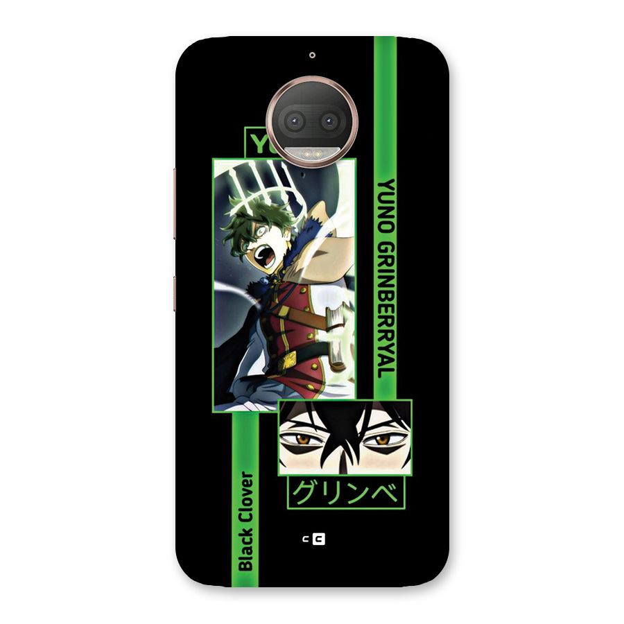 Yuno Black Clover Back Case for Moto G5s Plus